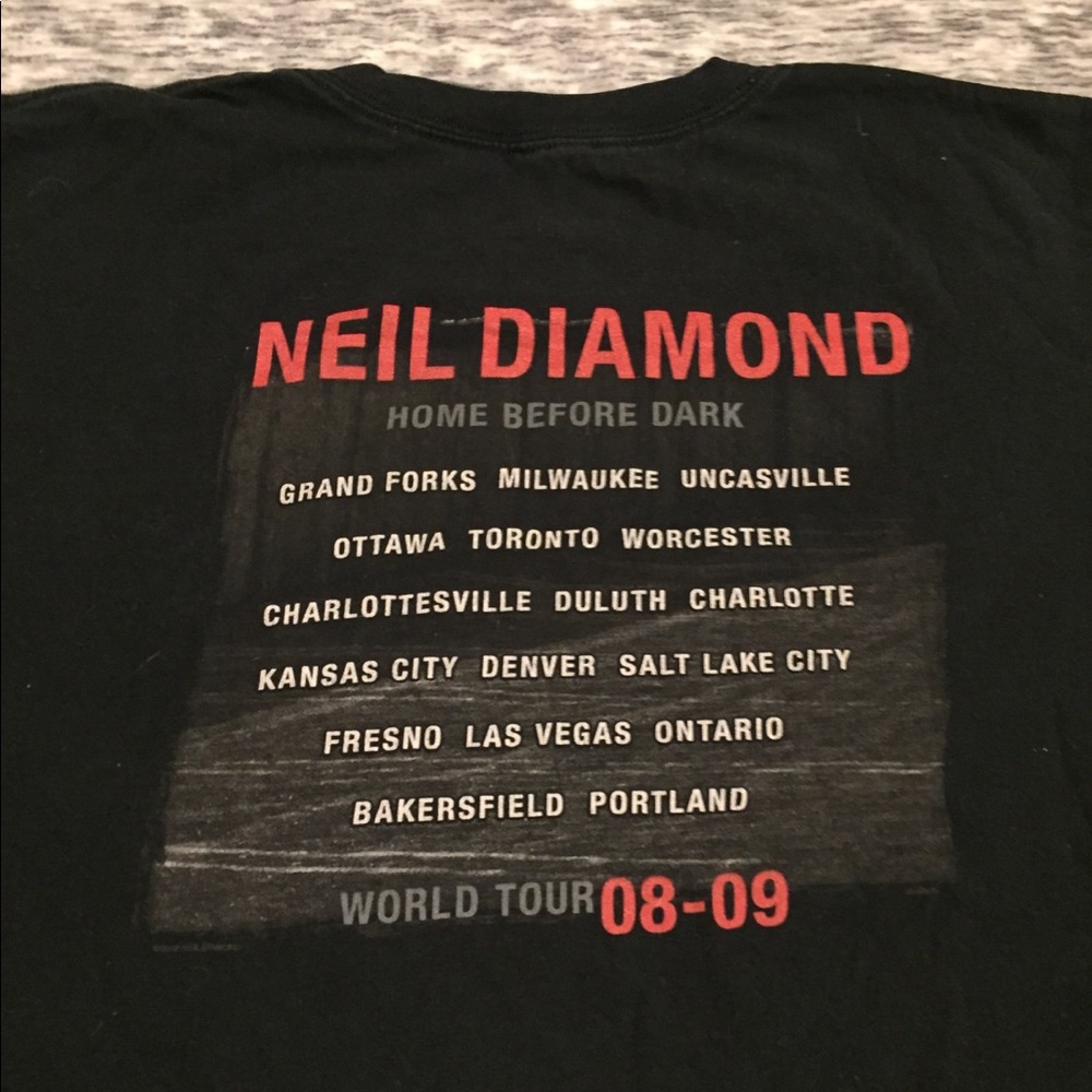 Neil diamond ‘home before dark tour’, 2008-09 - Picture 5 of 6